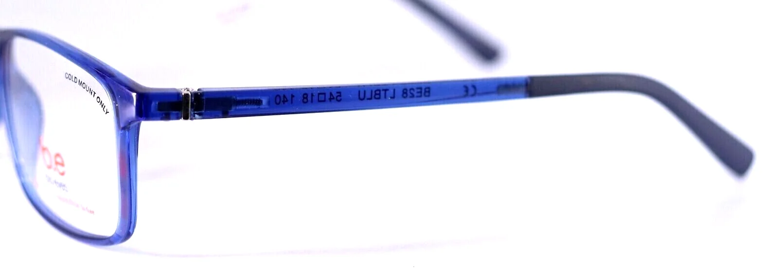 BIO.EYES BE28 BIRCH LTBLU Light Blue Rectangular Mens Eyeglasses 54-18-140 4