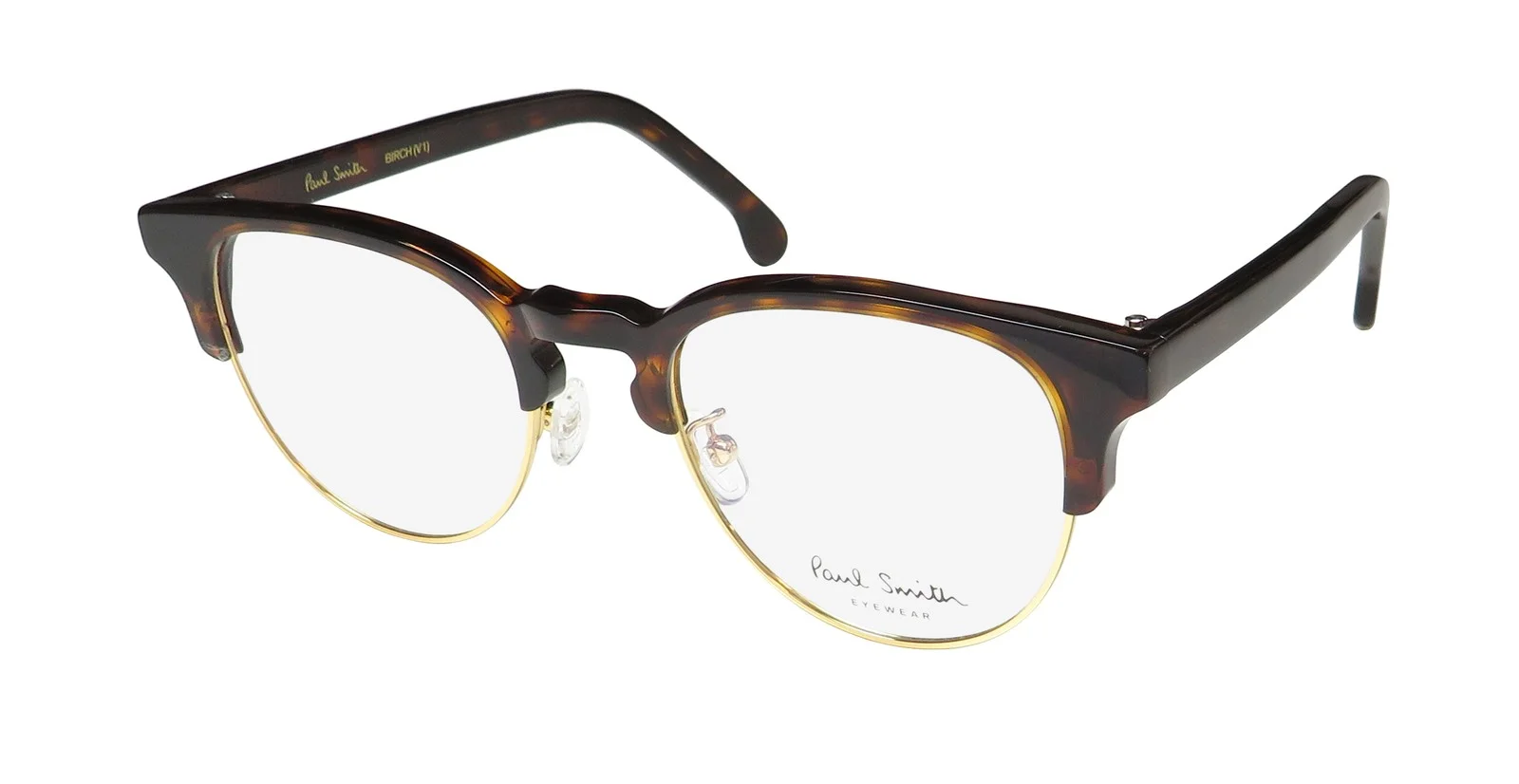 NEW PAUL SMITH BIRCH GLASSES FULL-RIM 02 ITALY BROWN MENS 51-20-145 DESIGNER